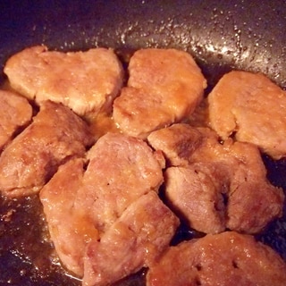 豚ヒレ肉のレモンジンジャーソテー